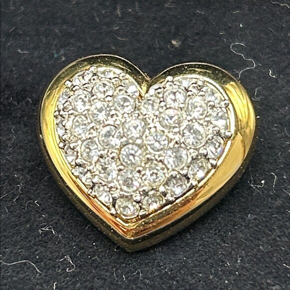New in Box Swarovski Crystal Heart Pin Brooch - Picture 4 of 8